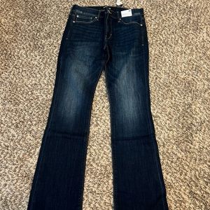 Express barely boot mid rise jeans